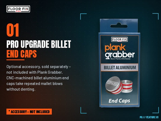 Tappi terminali Plank Grabber™ in alluminio billet di alta qualità — Confezione da 2