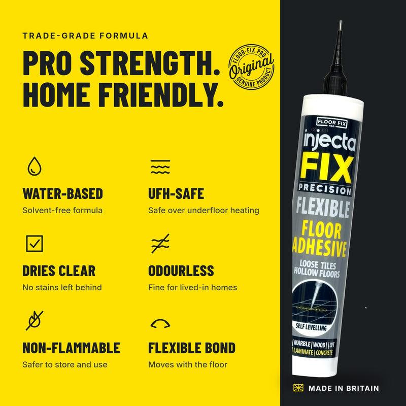 Carica immagine in Galleria Viewer, Injectafix Pro: water-based, safe with underfloor heating, dries clear, odourless and made in Britain
