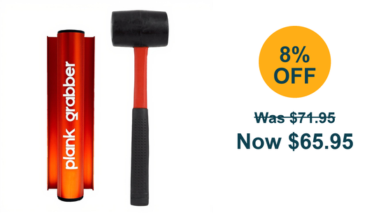 Plank Grabber Mallet Pack – tool and 16oz rubber mallet